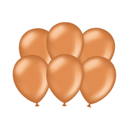 Ballons en cuivre chromé 30cm 6pcs