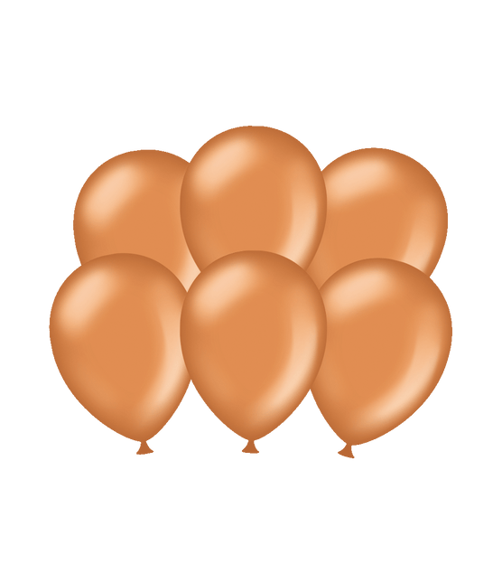 Ballons en cuivre chromé 30cm 6pcs