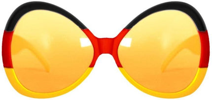 Lunettes noires rouges jaunes XL