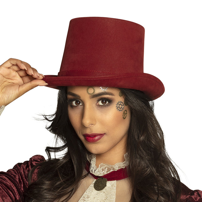 Chapeau Steamtopper Bordeaux