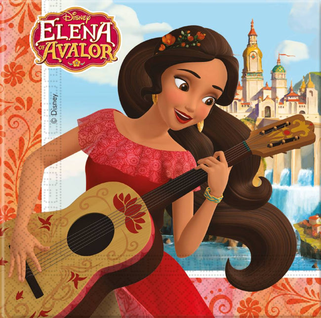 Elena Van Avalor Serviettes 33cm 20pcs