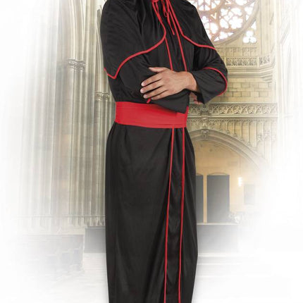 Costume de cardinal noir M/L