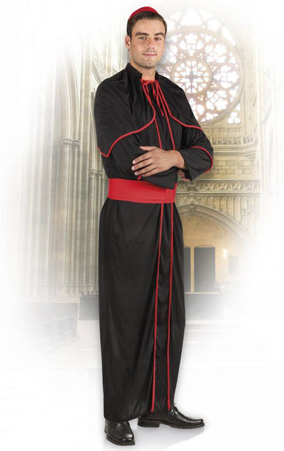 Costume de cardinal noir M/L