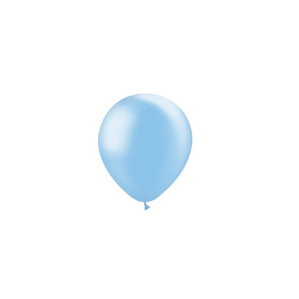 Ballons de baudruche bleu clair métallisés 13cm 100pcs