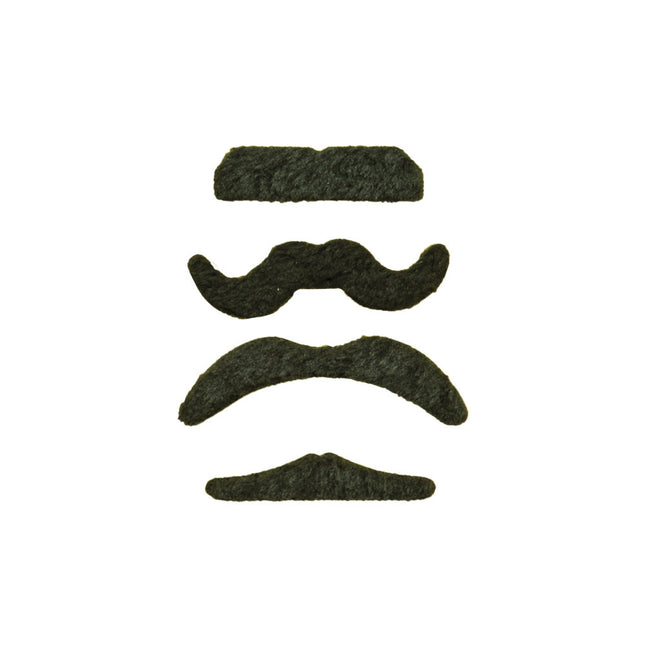 Fausses moustaches 8.3cm 4pcs