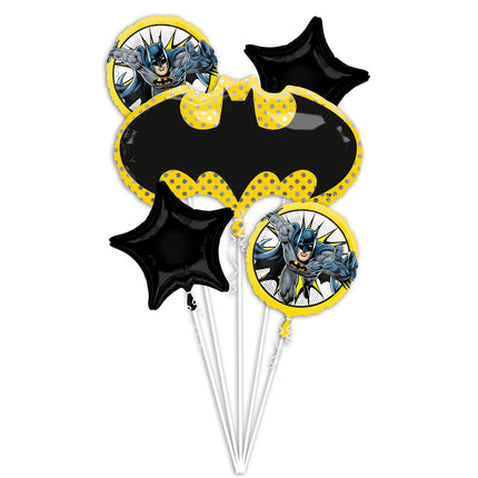 Jeu de ballons à l'hélium Batman 5 pièces