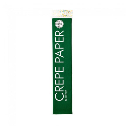 Papier crépon de Noël Vert 50cm 2.5m