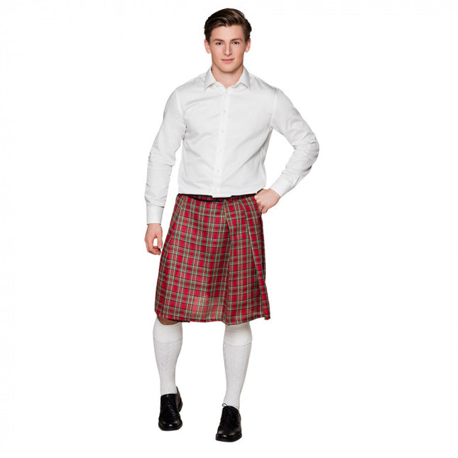 Kilt écossais rouge