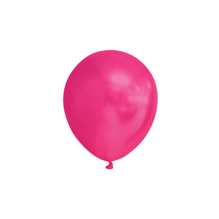 Ballons Fuchsia Métallique 13cm 100pcs