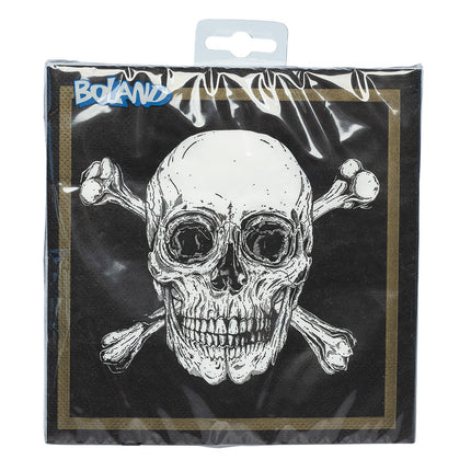 Serviettes Pirate en papier 33cm