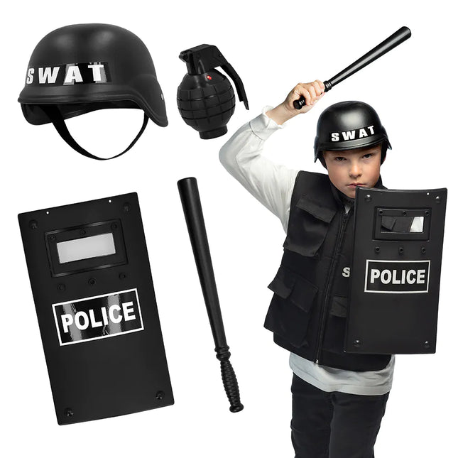 Set d'accessoires Swat Child 4 pièces