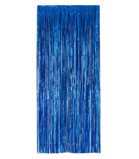Film bleu pour rideau de porte 2.4m
