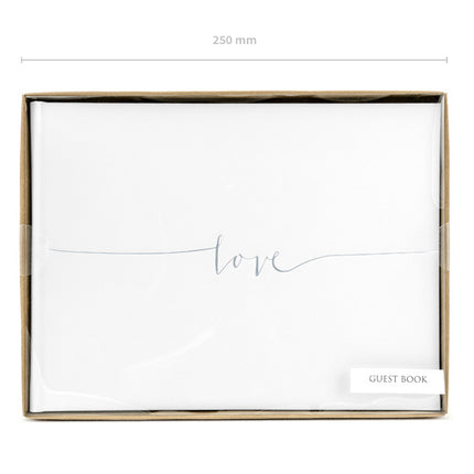 Livre d'or Love White 24cm