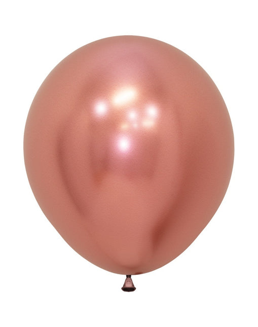 Ballons Reflex Rose Gold 45cm 6pcs