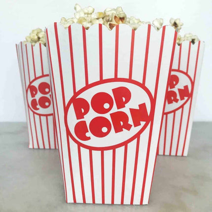 Plateaux à pop-corn 12.5cm 8pcs