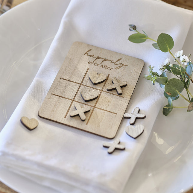 Jeu de mariage en bois