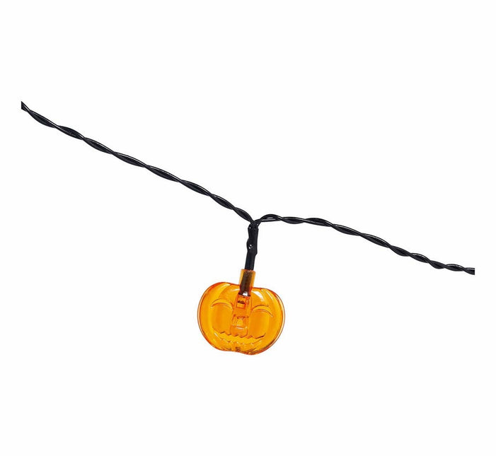 Guirlande lumineuse Halloween LED Citrouilles 1.55m