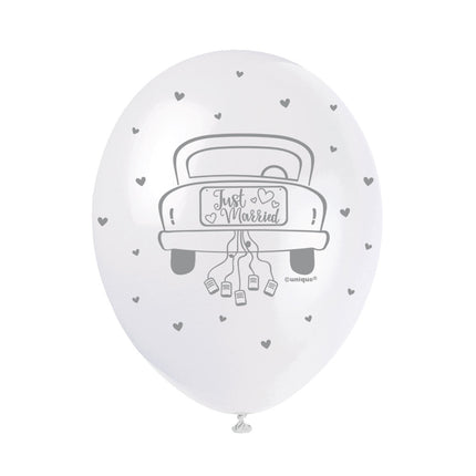 Ballons Just Married 30cm 5pcs