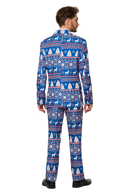 Costume bleu de Noël