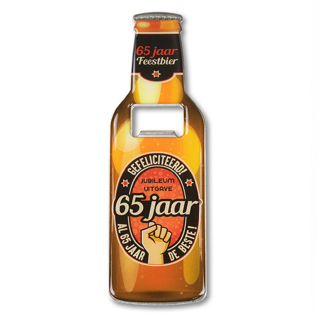 Ouvre-bière 65 ans 18.5cm