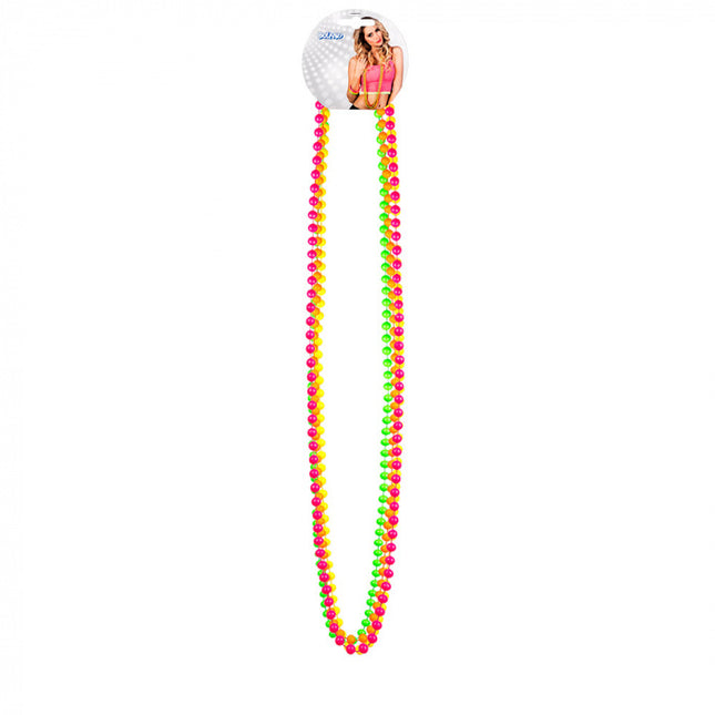 Collier de perles colorées 4 pièces