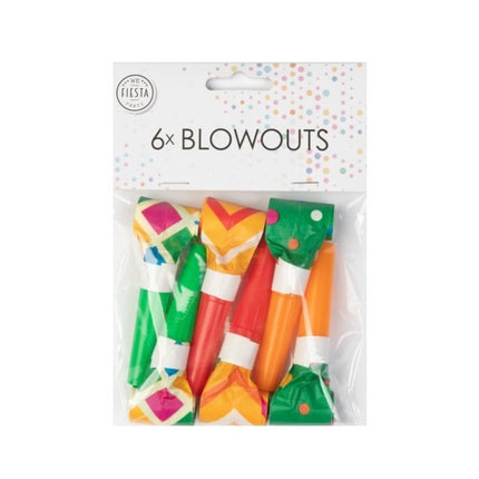 Languettes de rouleau colorées 6pcs