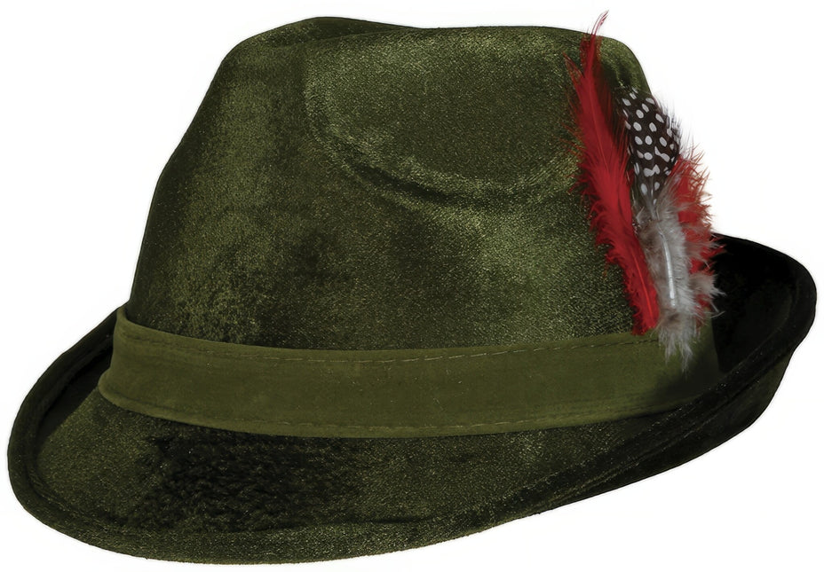 Chapeau Oktoberfest Plume Tyrolienne