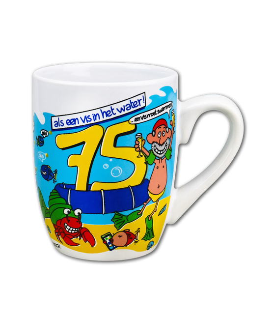 Mug 75 ans 12cm