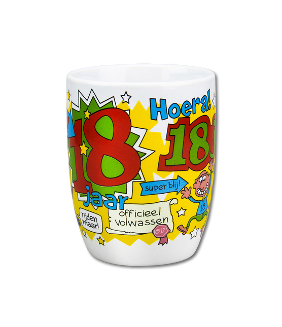 Mug 18 ans 12cm