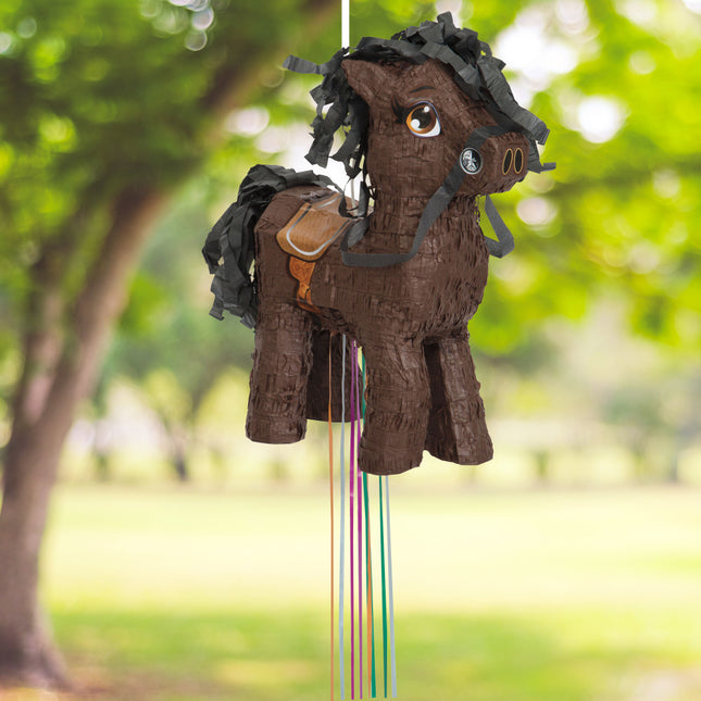 Tire la Pinata Cheval Marron 40cm