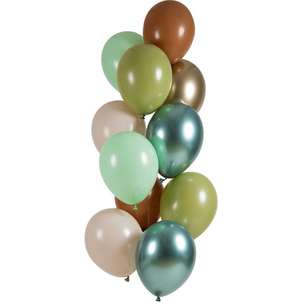 Jeu de ballons verts 33cm 12pcs