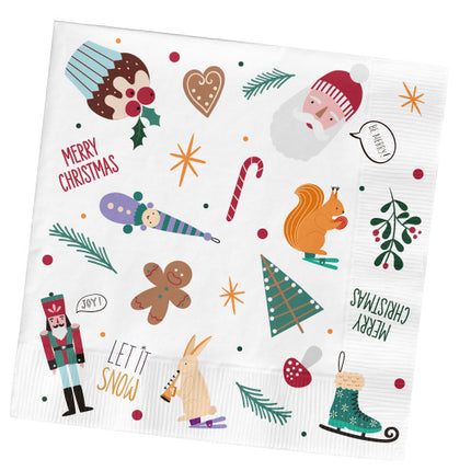 Serviettes de Noël 33cm 20pcs