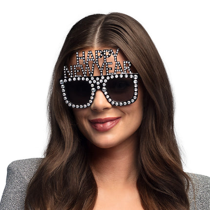 Lunettes de bonne année pailletées