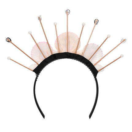 Bandeau de cheveux de sirène en coquillages