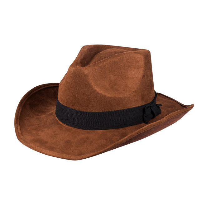 Chapeau de cow-boy marron