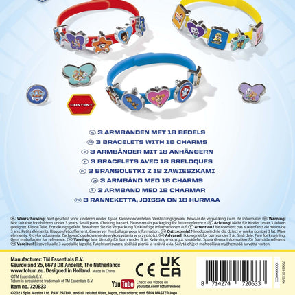 Fabrication de bracelets Paw Patrol