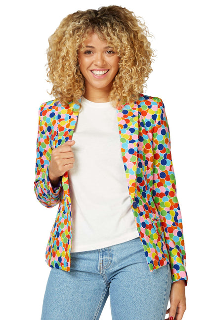 Party Confetti Blazer Ladies <tc>OppoSuits</tc>