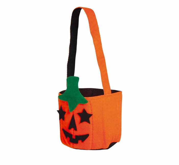 Seau à bonbons Halloween Citrouille 25cm