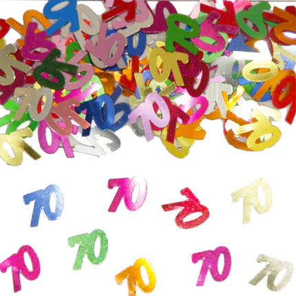 Confetti de table 70 ans 1cm 600pcs