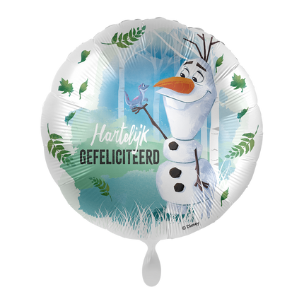 Ballon à l'hélium Frozen Olaf vide 43cm