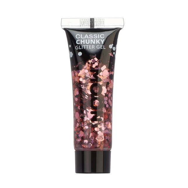 Moon Glitter Classic Chunky Glitter Gel Pink 12ml