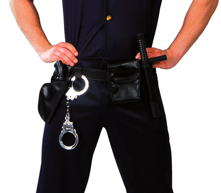 Ceinture de police 4 pièces