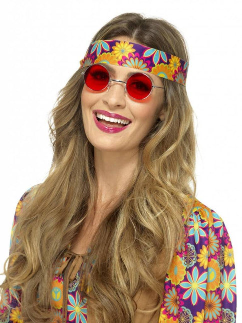 Lunettes Hippie Rouge