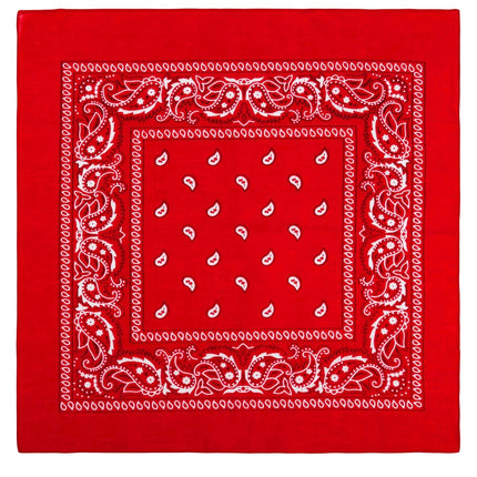 Foulard rouge Bandana