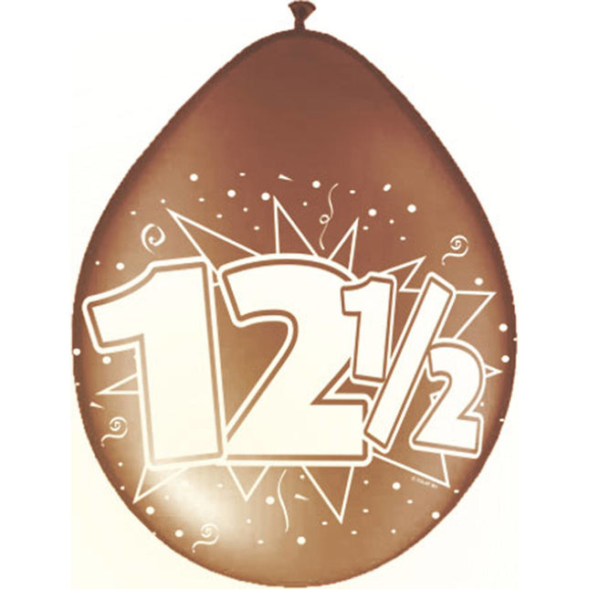 Ballons 12,5 ans Bronze 30cm 8pcs