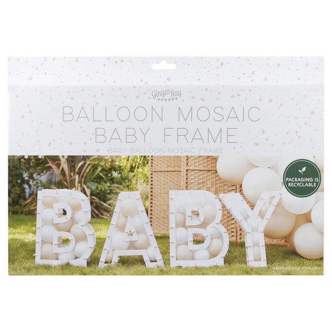 Ballons blancs Standard Baby