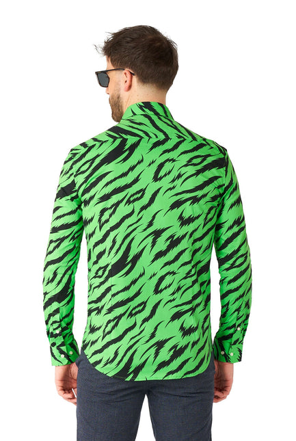 Chemise vert tigre Hommes OppoSuits