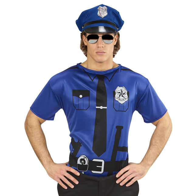 Chemise de police pour hommes