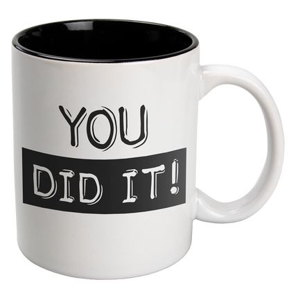 Mug You Did It 12cm