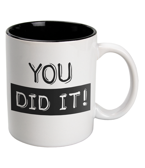 Mug You Did It 12cm